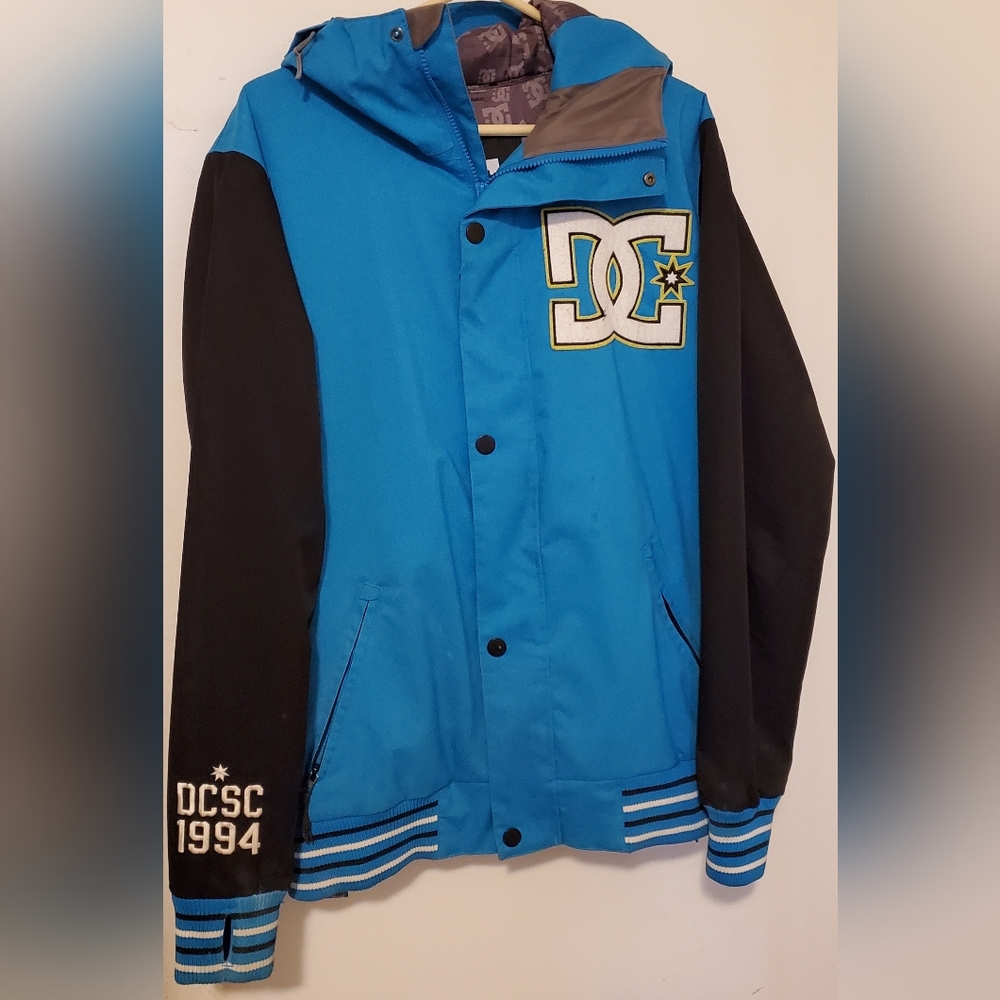 DC DCLA Methyl Blue Varsity Snowboarding Jacket